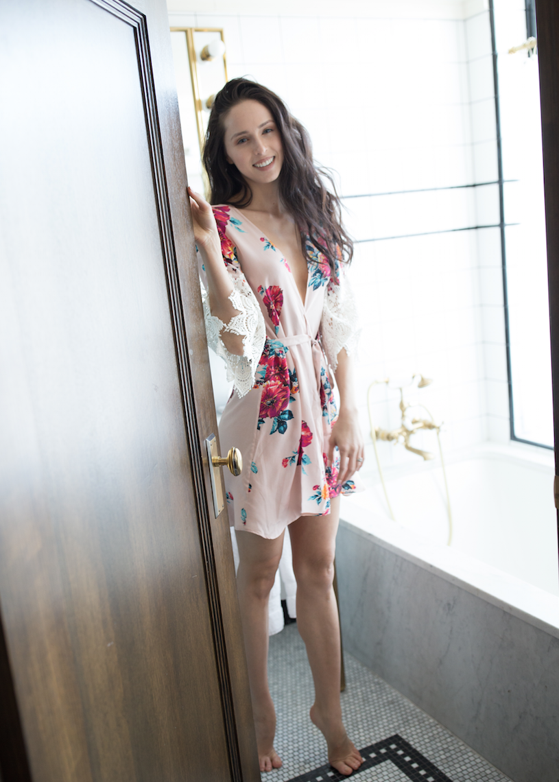 Robe No.1 in Rose Print