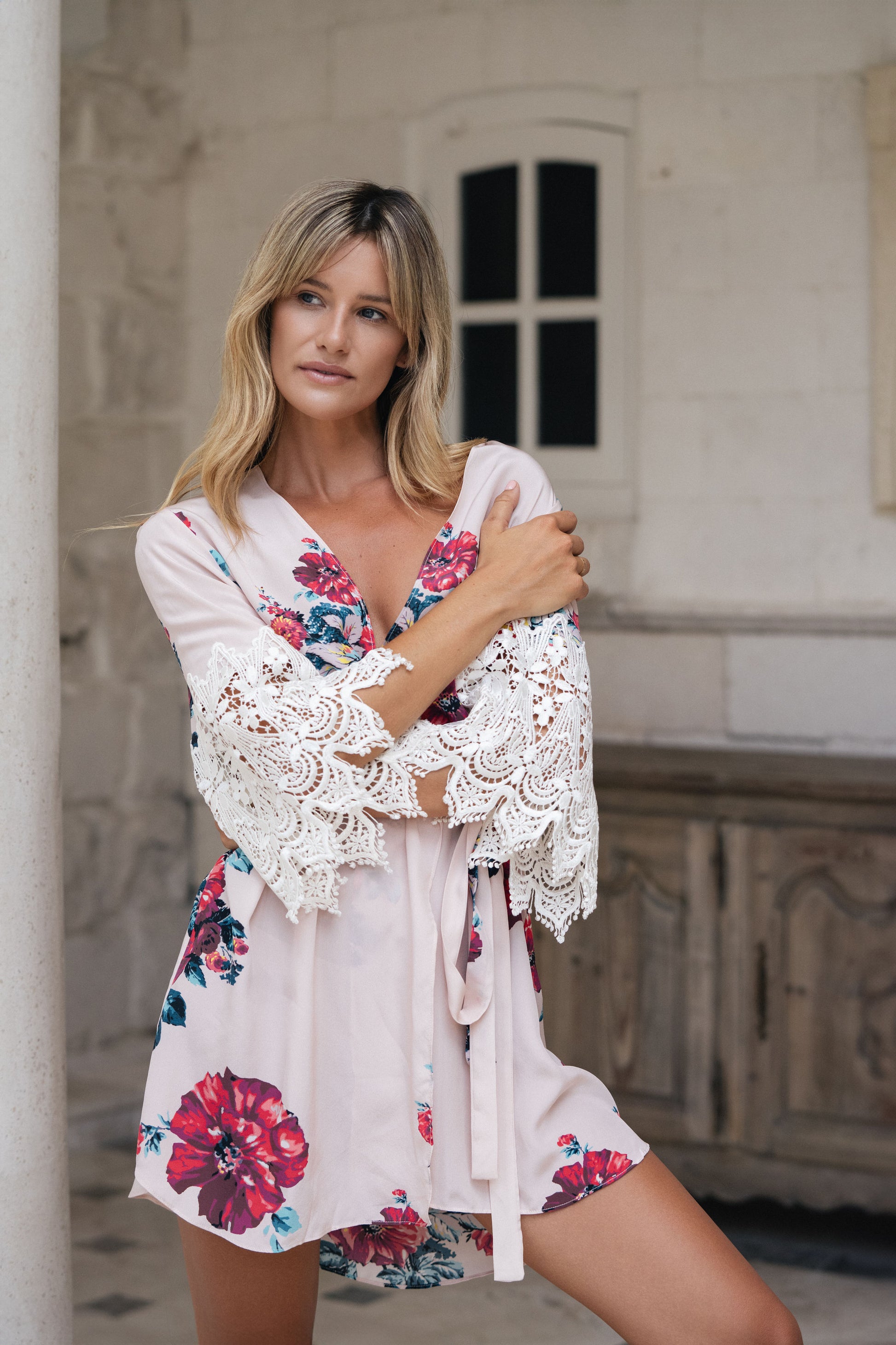 Robe No.1 in Rose Print Mae's Sunday Robe No.1 in Rose Print Mae's Sunday