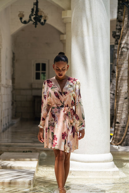 Robe No.2 in Petal Print