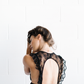Dulcet Frill Bralette in Black