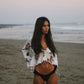 Sala Top in White Floral