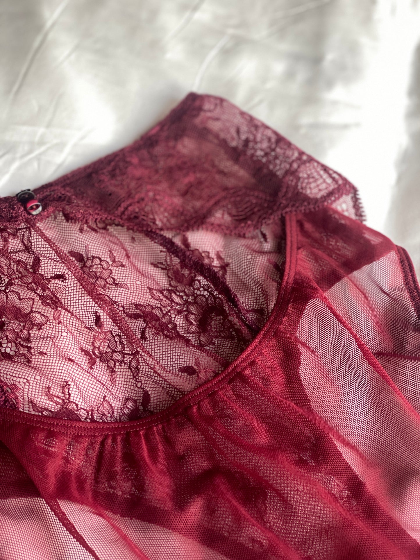 Dalliance High Waisted Knicker in Cherry